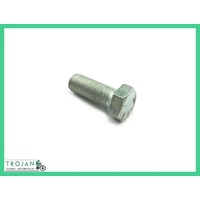 HEX HEAD BOLT, 3/8" x 24TPI x 1", TRIUMPH, GENUINE, 14-0128