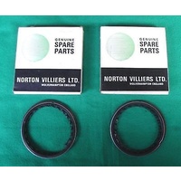 PISTON RING SET, NORTON COMMANDO, 750, GENUINE, NOS, 25830/K +30 THOU, +0.030"