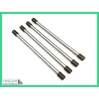 ENGINE PUSHROD SET (4) TRIUMPH, PRE-UNIT 500/650, UNIT 650, GENUINE, 70-2620, E2620