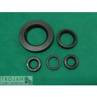 OIL SEAL KIT, ENGINE, GEARBOX, TRIUMPH, UNIT 650, 4 SPEED, 1971-72, ENG0143