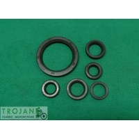 OIL SEAL KIT, ENGINE, GEARBOX, TRIUMPH, UNIT 650, 750, 5 SPEED, 1972-83, ENG0144