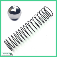 OIL PRESSURE RELIEF BALL & SPRING, TRIUMPH BSA, T150 T160 A75, 60-2370, 70-6567