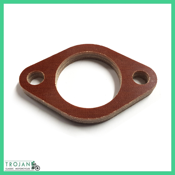 32mm x 1/4" (~6mm) PHENOLIC TUFNOL INSULATOR SPACER FOR AMAL CARB